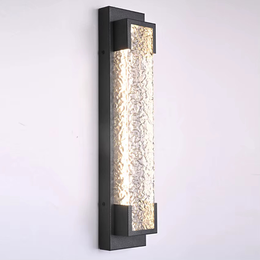 Feiyunlux Moderne Außenwandleuchte aus Edelstahl in Silber und Weiß mit Up-Down-Beleuchtung für Garten und Veranda - Bild 4