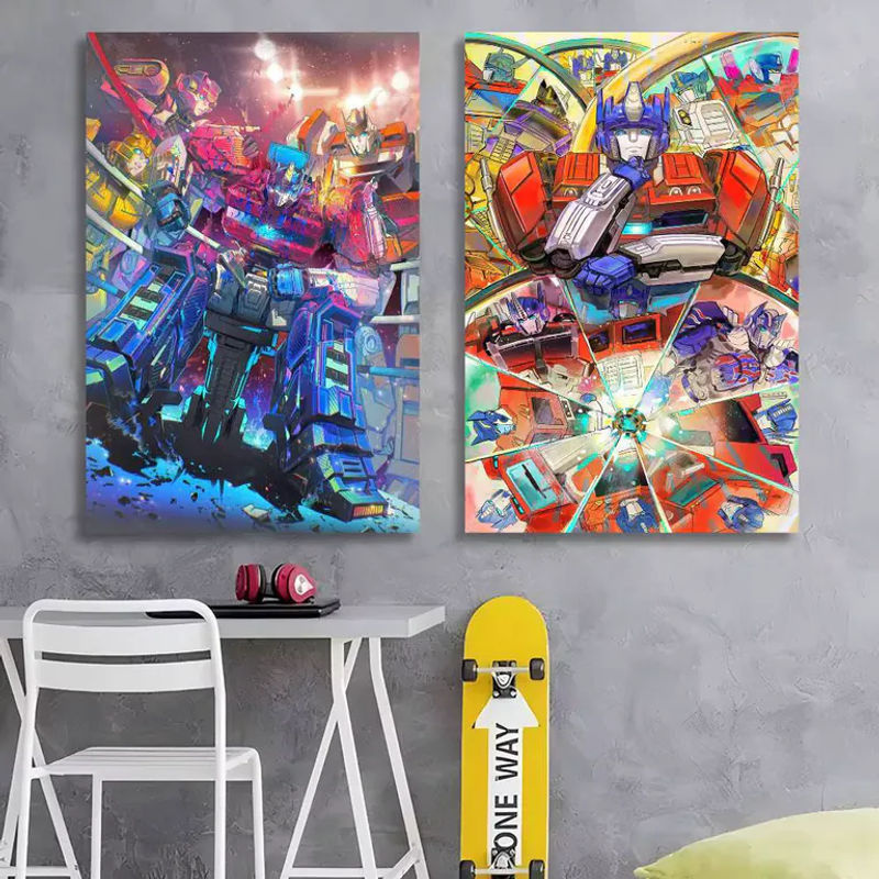 Wasserfeste Transformers Anime-Poster Aufkleber für die Raumdekoration in Mehrfarbig - Bild 4