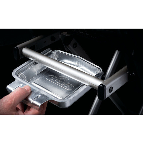 Napoleon Fettauffangschalen aus Aluminium für TravelQ Serie, 5er Set, silberfarben, B: 16,5 cm, T: 16 cm - Bild 2