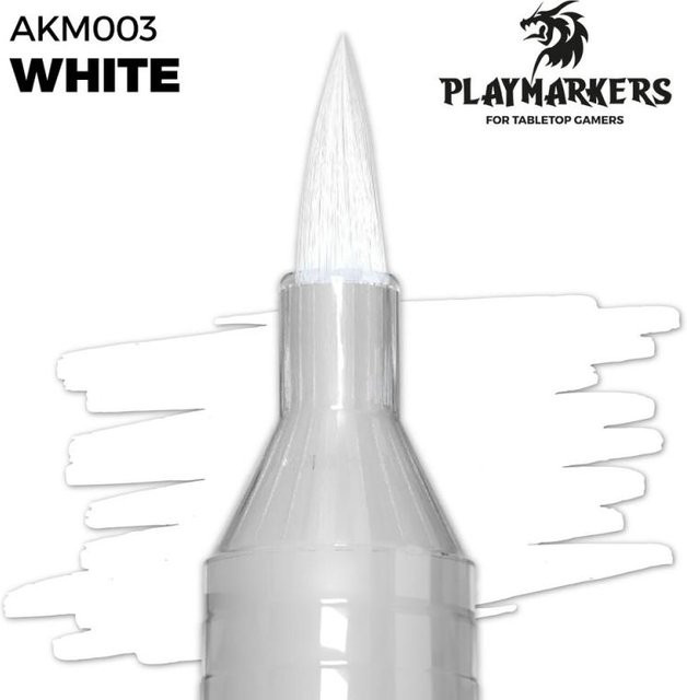 AK Interactive Playmarker White, Weiß, Kunststoff - Bild 1