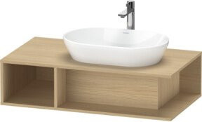 Duravit Waschtischunterschrank D-Neo wandhängend mit 1 Fach und 1 Konsolenplatte, Breite: 100 cm, Tiefe: 55 cm, Höhe: 26 cm - Bild 1