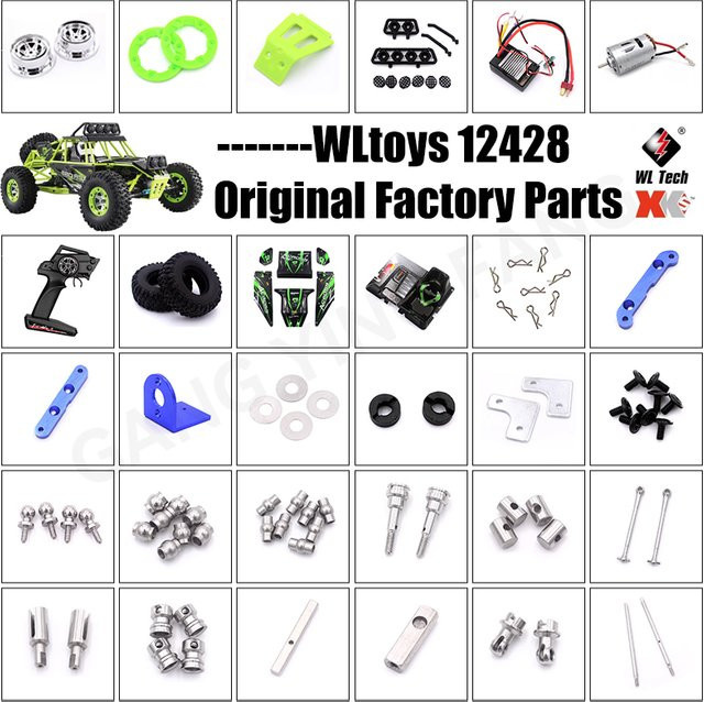 Wltoys RC Auto Ersatzteil, Fernbedienung, Empfänger, Differential, Hinterachsantrieb - Bild 1
