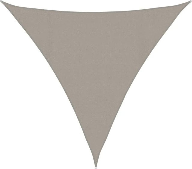 vidaXL Sonnensegel Dreieckig aus HDPE in Hellgrau B/B/B: 4 x 4 x 4 m - Bild 1