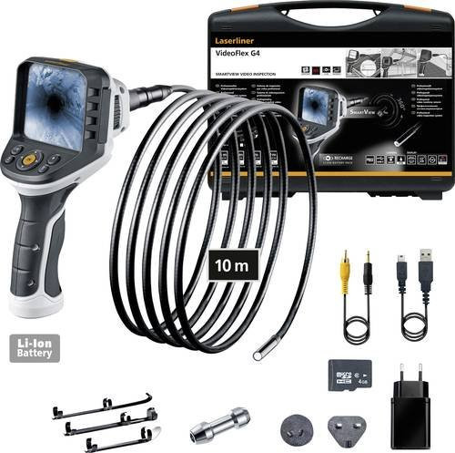 Laserliner Videoinspektionssystem VideoFlex G4 Ultra mit 10m Sonde und 9mm Durchmesser - Bild 1