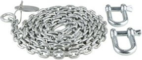 Wilo Kettenset PCS-CE aus verzinktem Stahl in Silber, Länge: 10 m, Tragkraft: 2000 kg - Bild 1
