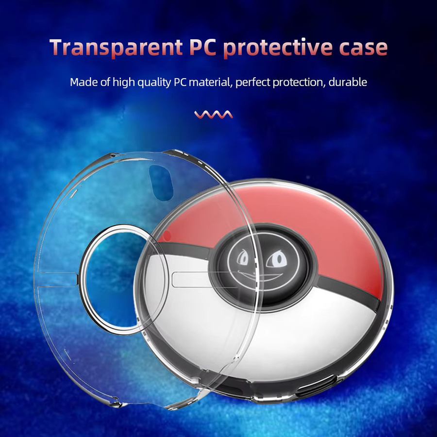 ALLOYSEED Transparente Schutzhülle mit Silikonpolster für Pokémon Go Plus + Crystal - Bild 2