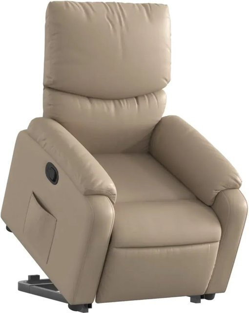 vidaXL Relaxsessel mit Aufstehhilfe Modell 14 in Cappuccino-Braun aus Kunstleder - Bild 1