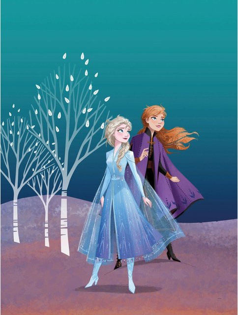 Komar Wandbild Frozen Sisters Kinderwelten, bunt, B/H: 30 x 40 cm - Bild 1
