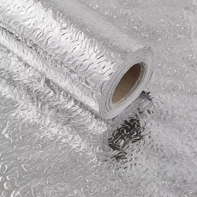 Selbstklebende Tapete ctzsoop in Rollen, wasserdicht und feuerfest für die Küchen-Heimdekoration, Breite: 40 cm - Bild 1
