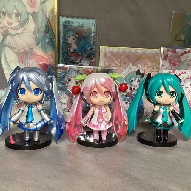 Bandai Hatsune Miku Figur, Rosa, Grün, Einzelfigur, adults - Bild 1
