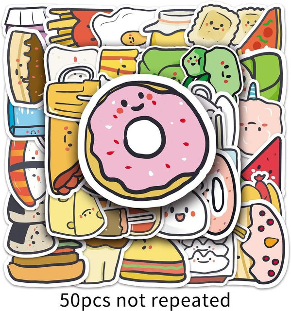 50 Car beautiful stickers multicolor - Bild 1