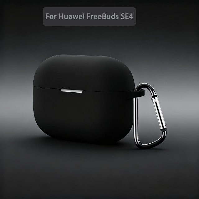 Stoßfeste Silikonhülle für Huawei FreeBuds SE 4 mit Haken - Bild 1