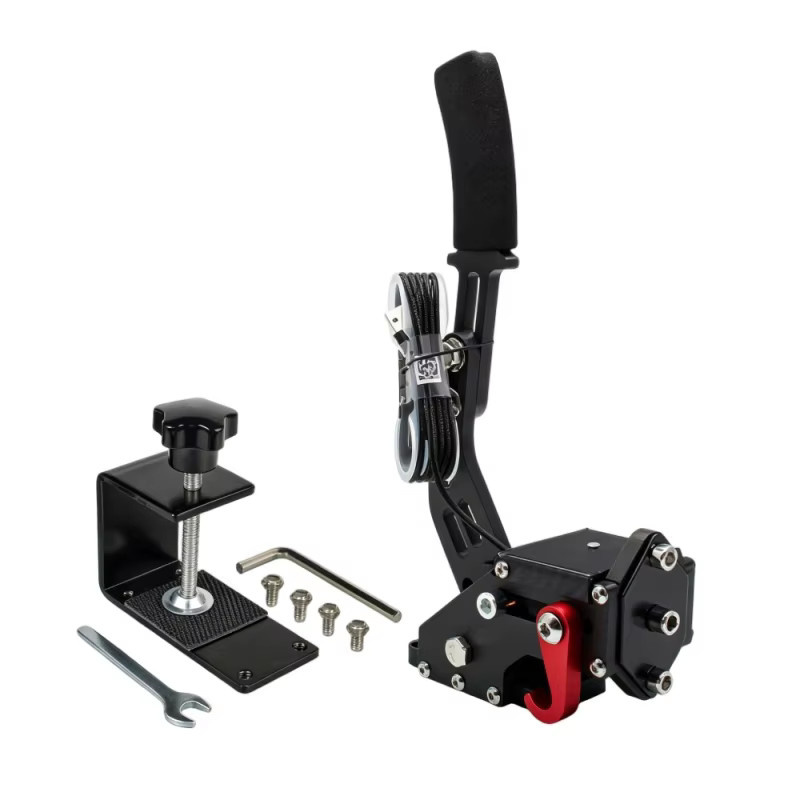 Lineare USB Handbremse für Sim-Racing in Schwarz, kompatibel mit Logitech G29 G920 G27, Thrustmaster T300 und Fanatec für PC-Rennsimulationen - Bild 1