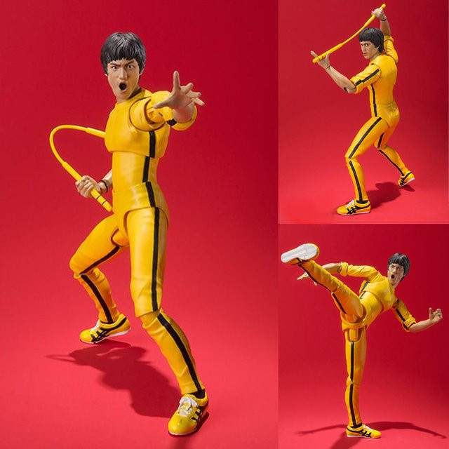 Bandai Bruce Lee Actionfigur, Gelb, Kunststoff - Bild 1