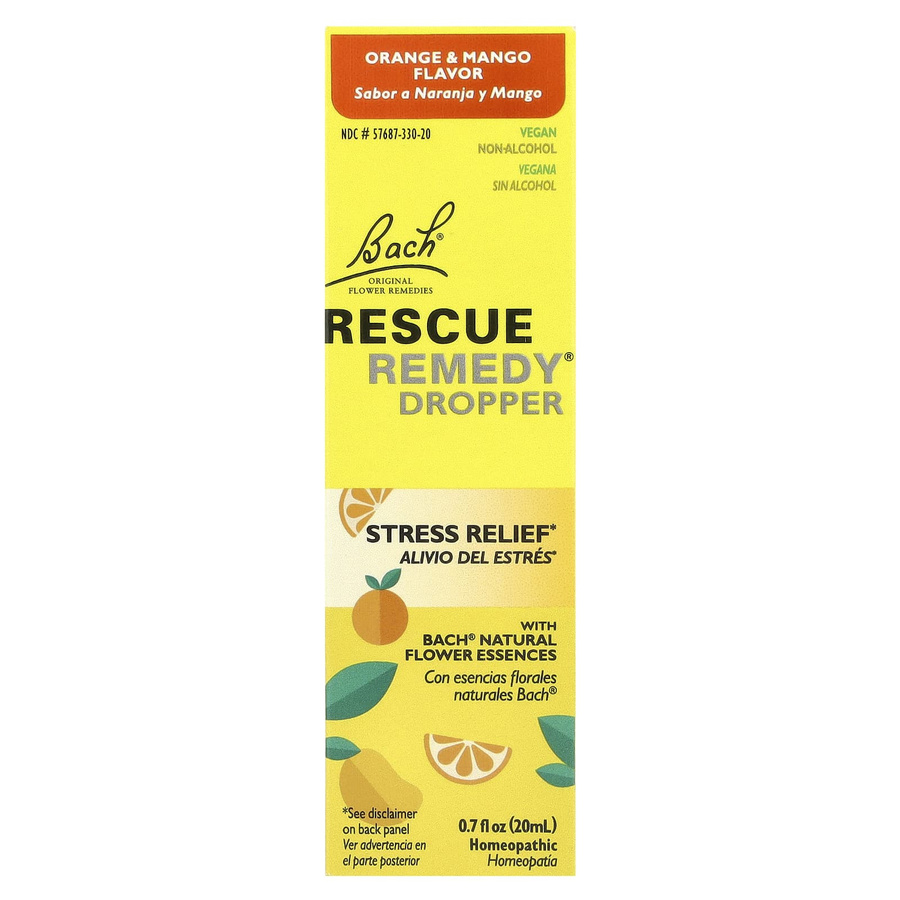 Bach Rescue Remedy Dropper, Orange & Mango, 20 ml - Bild 2