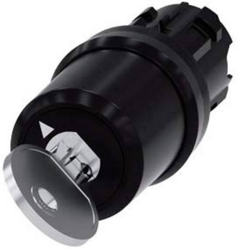 Siemens Schlüsselschalter 3SU1000-5SF11-0AA0 Schwarz aus Kunststoff mit IP66, IP67, IP69/IP69K Schutzart - Bild 1