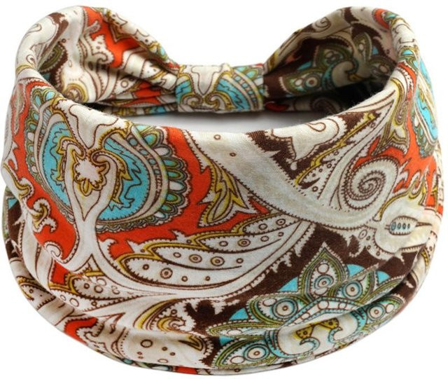 KaiTingu Stirnband, Baumwolle, Blumendruck, Damen - Bild 1