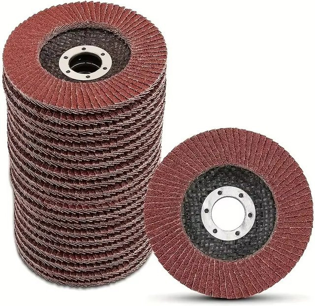 BYRNETOOLS Zirkonoxid-Flügelklinge Schleifscheibe 4,5 Zoll mit 7/8 Zoll Bohrung, Körnung 40–120 - Bild 1