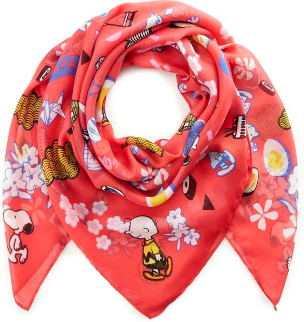 Codello Peanuts Ornamente, Recyceltes Polyester, Unisex, 120x120cm - Bild 1
