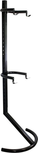 Wiltec 2er Fahrradständer Hängesystem mit Haltearmen in Schwarz, H x B x T: 200 x 75 x 54 cm, Belastbarkeit bis 90 kg - Bild 1