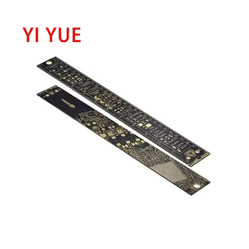 Glaube PCB Engineering Lineal aus Kunststoff in Schwarz, Breite: 15 cm - Bild 2