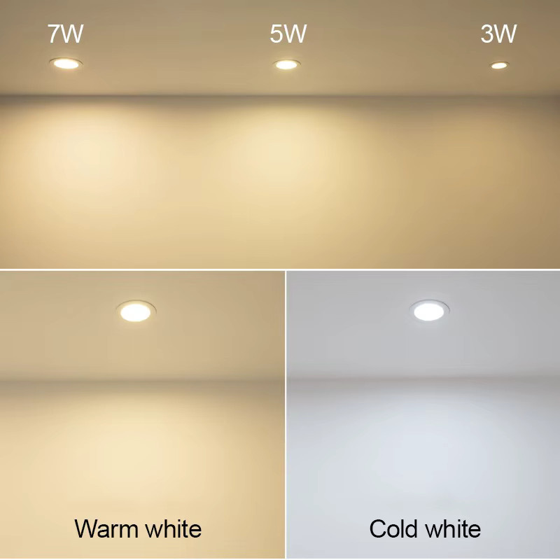MANVIV LIGHTING LED-Downlight runde Deckeneinbauleuchte in Weiß, 220 V, modern - Bild 2
