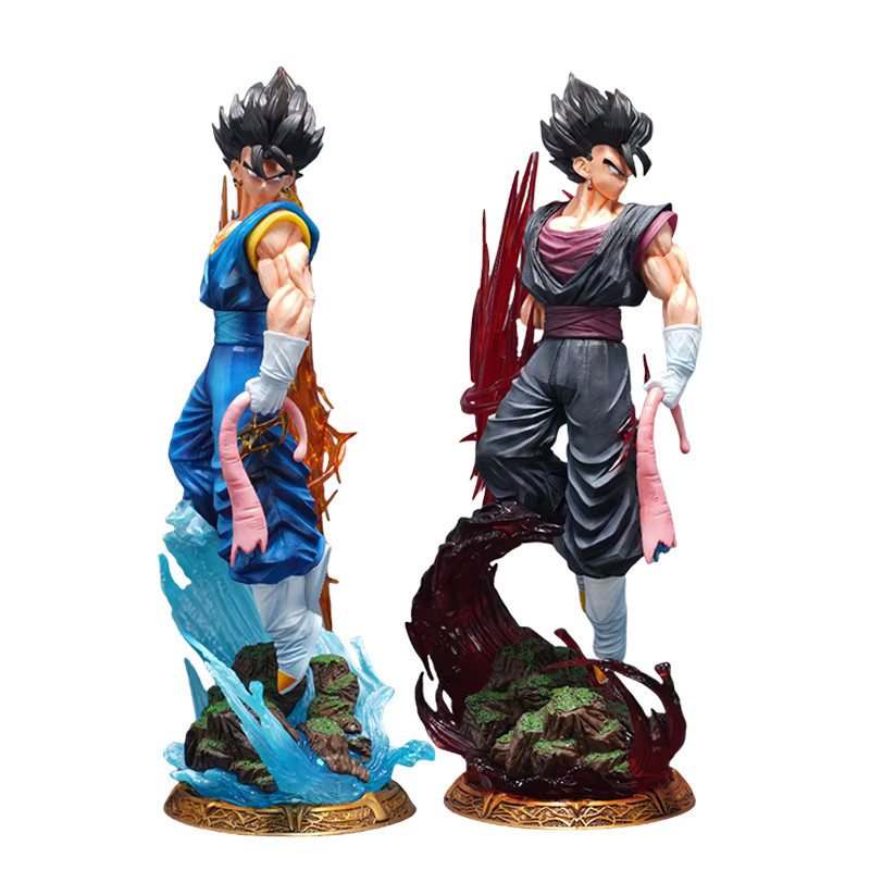 Bandai Dragon Ball Anime Figur Yun Qi Vegetto 2,0 mit 3 austauschbaren Köpfen, Höhe: 38 cm - Bild 2