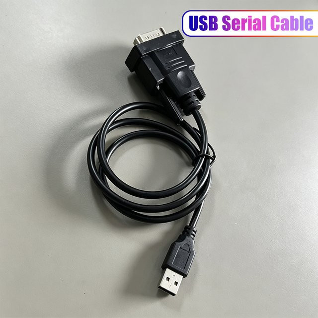 USB auf DB9 RS232 COM Adapter Konverter in Schwarz für Windows 7 8 10 Pro - Bild 1