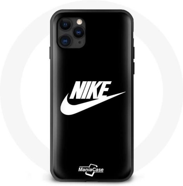 MANIACASE iPhone 13 Pro Max Hülle mit Nike Logo in Weiß und Schwarz - Bild 1
