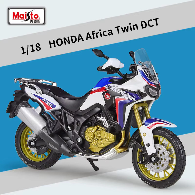 HONDA Africa Twin DCT, Rennmotorrad-Modell, 1:18, Metall - Bild 3
