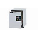 asecos Sicherheitsunterbauschrank Typ 90 UB-S-90 mit Schublade, Farbe Lichtgrau, B: 59,3 cm, T: 60,0 cm, H: 80,0 cm - Bild 2