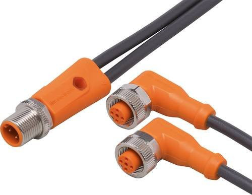 ifm electronic EVC436 Verbindungsleitung mit 5 Polzahl, orange, Länge: 5 m - Bild 1