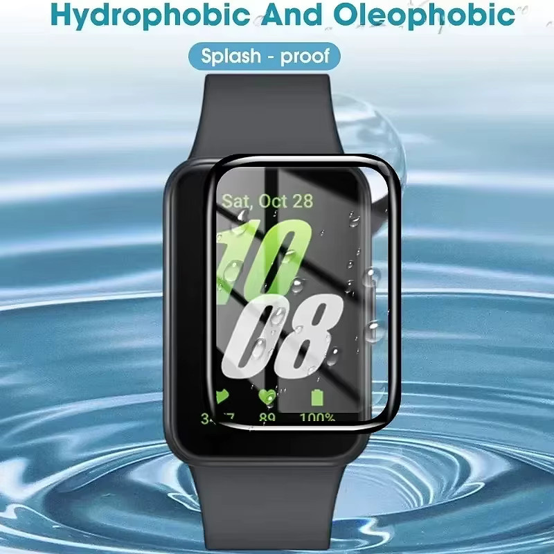2er-Set FIFATA Displayschutzfolie für Huawei Band 11 Pro, 3D gebogene Vollabdeckung, transparent, Anti-Kratz-Schutzfolie - Bild 5