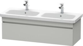 Duravit Waschtischunterschrank DuraStyle in Betongrau, B/T/H: 123 x 44,8 x 39,8 cm - Bild 1