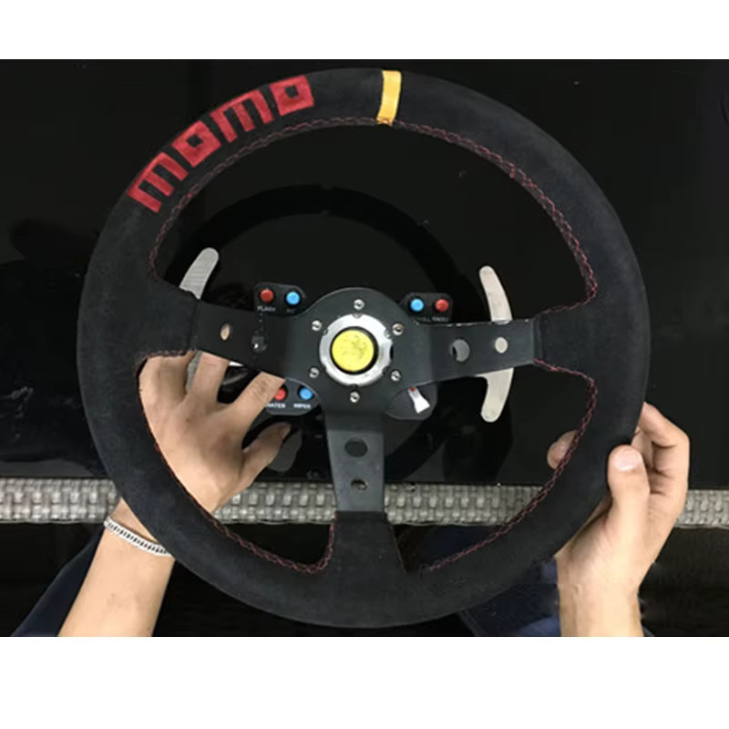 Thrustmaster Paddelschieber in Schwarz für T300RS T300 Lenkräder mit 14 Zoll konkaven Lenkradteilen zur Modifikation - Bild 3