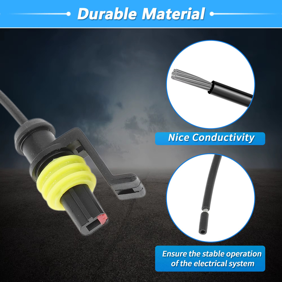 UXCELL Öldrucksensor-Stecker Kabelbaum Ersatz für Chevrolet Cruze 2011-2016 und Buick, Schwarz - Bild 4