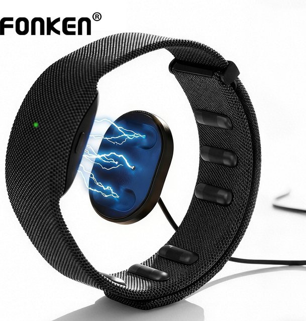 FONKEN Magnetisches Schnellladekabel für Ray-Ban Meta Display-Brillen, Schwarz - Bild 1