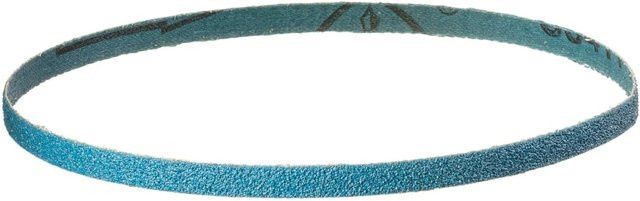 Klingspor Gewebe Schleifband CS411Y für Metall, Korn 40, Blau, B: 9 mm, L: 533 mm, 25 Stück - Bild 1