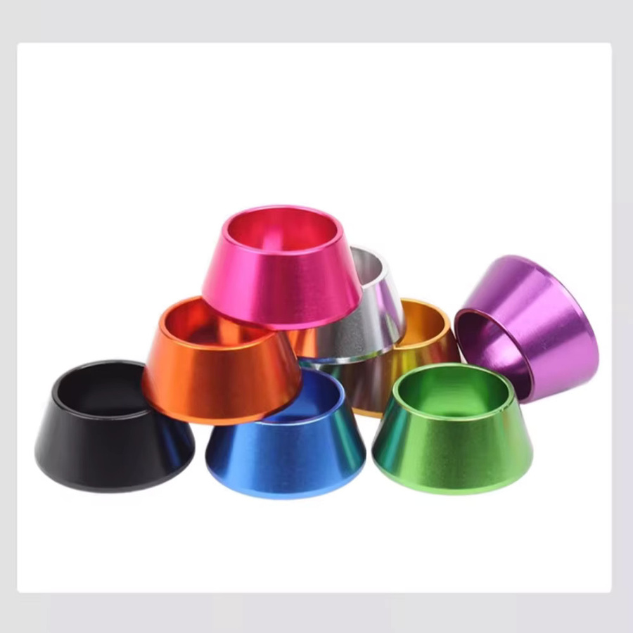 EDGAR GARY Kugelförmige konische Unterlegscheiben aus Aluminium-Legierung in Orange und Multicolour für RC-Teile (M2 bis M8) - Bild 2