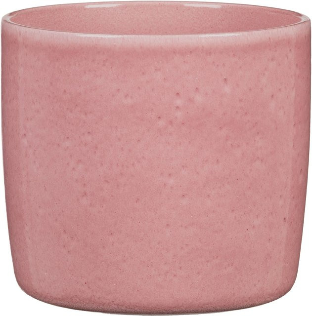 Scheurich Übertopf 900 Solido in Fässchen-Form aus Keramik, Farbe: Rosea, Durchmesser: 15 cm, Höhe: 14 cm - Bild 1