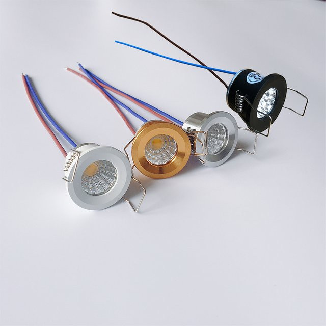ONDENN 4er Set Mini LED Einbauleuchten rund in Weiß, dimmbar, 3 W, für Wohnzimmer, Schlafzimmer und Küche - Bild 1