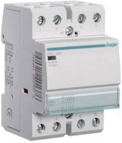 Hager ESC464 Installationsschütz 230V in Weiß - Bild 1