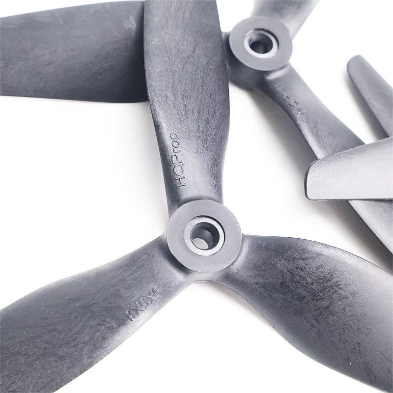 HQ Macroquad Propeller Set für FPV-Drohnen, 4 Stück (2CW + 2CCW), 3-Blatt Carbonverstärktes Nylon, Schwarz - Bild 3