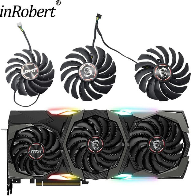 MSI Grafikkarten-Kühlerlüfter für RTX 2080 Duke und 2080Ti in Schwarz, 95 mm - Bild 1