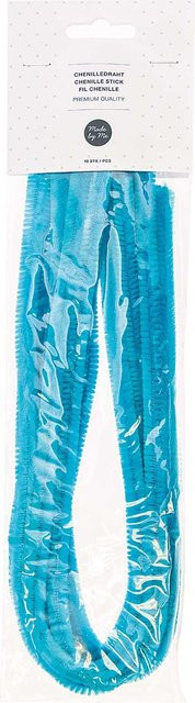 Rico Design Chenilledraht Cyan 10-teiliges Set - Bild 1