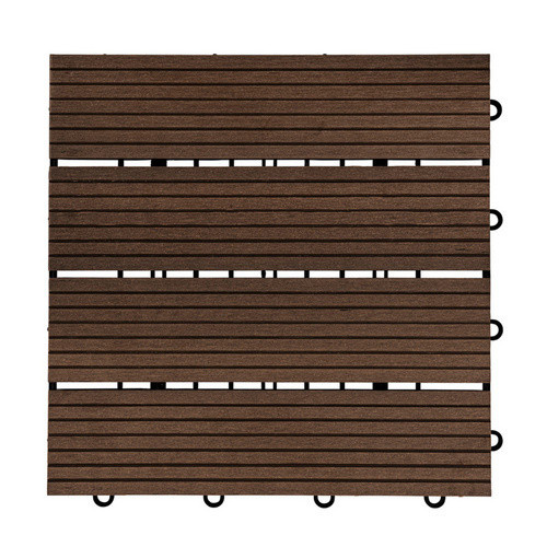 Home Deluxe Klickfliesen WPC Bavaro Dunkelbraun, 9 m², B/T/H: 30 x 30 x 2,2 cm - Bild 2