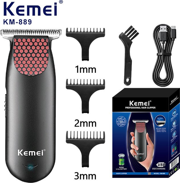 Kemei 889 Haarschneider, Schwarz, Herren - Bild 1