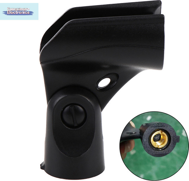 Universeller Mikrofonclip für Shure Mikrofone in Schwarz - Bild 1