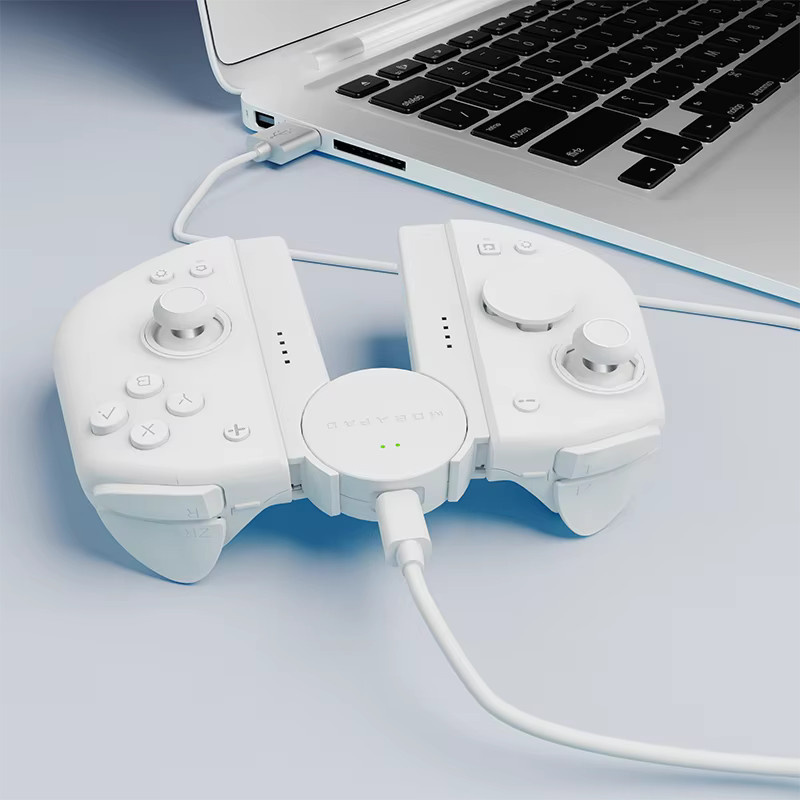 Mobapad SA1 Switch Ladegriff in Weiß für Nintendo Switch, kompatibel mit Mobapad M6 HD und M6S Controller JoyPad - Bild 2