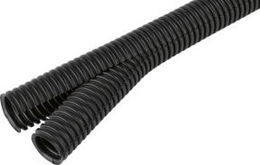 Fränkische Co-flex PP-UV Wellrohr verschließbar, Farbe: Schwarz, Durchmesser: 19,2 x 25,3 mm - Bild 1